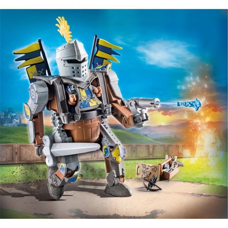Image secondaire de PLAYMOBIL 71300 Géant de combat Novelmore- Combattez les ennemis avec le géant en armure, ses bras et jambes sont mobiles