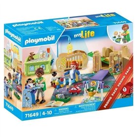 PLAYMOBIL - 71649 - Assistante maternelle bébé
