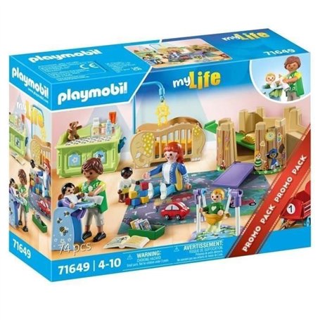 PLAYMOBIL - 71649 - Assistante maternelle bébé