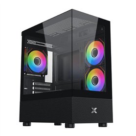 Boîtier PC - XIGMATEK - Alphard M - Mini tour - M-ATX - Verre trempé - ARGB - Noir
