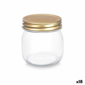 Bocal Vivalto CWDH05-18PK Transparent Doré 180 ml (18 Unités)