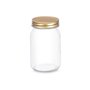Bocal Vivalto CWDH03-8PK Transparent Doré 500 ml (8 Unités)