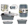 Boîte à lunch Kinvara CH19130-2 Gris Transparent ABS 800 ml (6 Unités)