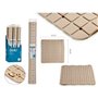 Tapis de bain Berilo AR1910103 Beige PVC 0,03 x 50 x 50 cm (6 Unités)