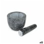 Mortier de cuisine Quttin Granite 10 x 10 x 8 cm (12 Unités)