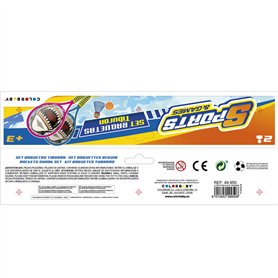 Ensemble de Raquettes Colorbaby 22 x 48 x 1