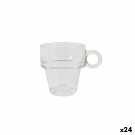 Ensemble de tasses à café La Mediterránea Tower 90 ml 3 Pièces (24 Unités)