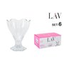 Set de Verres LAV Lily 250 ml 6 Pièces (4 Unités)