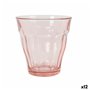Set de Verres Duralex Picardie Rose 250 ml 4 Pièces (12 Unités)