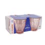 Set de Verres Duralex Picardie Rose 250 ml 4 Pièces (12 Unités)