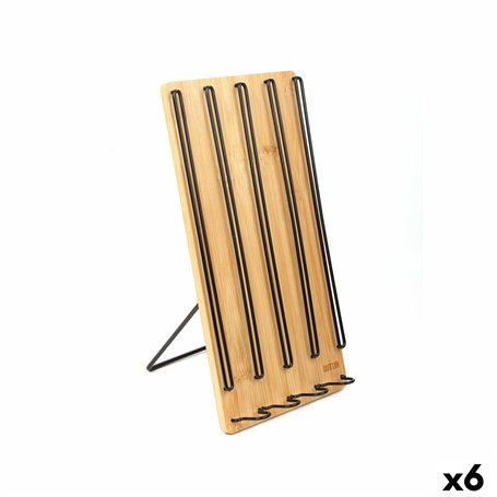 Organisateur de capsules de café Quttin Bambou 35 x 18 x 4 cm 40 Capsules de café (6 Unités)