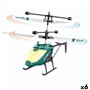 Hélicoptère télécommandé Colorbaby (6 Unités)