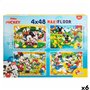 Set de 4 Puzzles Mickey Mouse 35 x 1