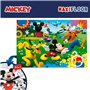 Set de 4 Puzzles Mickey Mouse 35 x 1,5 x 25 cm 48 Pièces (6 Unités)