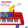 Clavier 37 Touches Bontempi 43 x 56 x 23 cm (2 Unités)