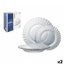 Assiettes Duralex Picardie Transparent 12 Pièces (2 Unités)