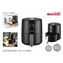 Friteuse à Air Basic Home Noir 1200 W 2,3 L