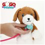 Jouet Peluche Colorbaby Tissu Peluche Plastique 10 x 17 x 9 cm (6 Unités)