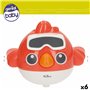 Jouet Pour le Bain Colorbaby 16 x 6,5 x 9 cm 6 Unités