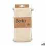Éponge de Massage Berilo B7081-16 Blanc Beige (12 Unités)