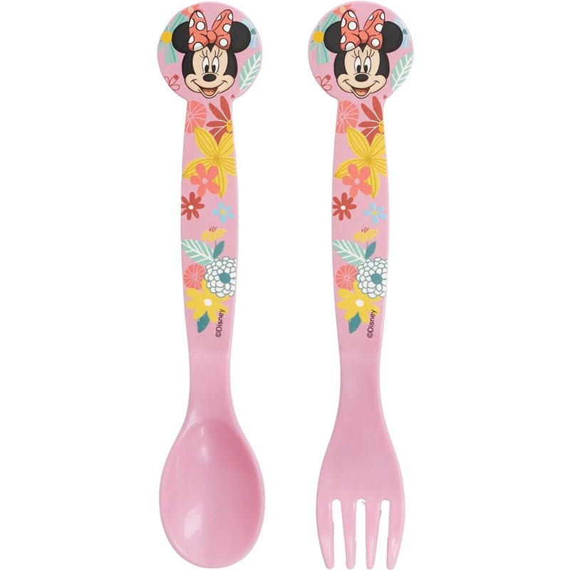 Image secondaire de Set de couverts Minnie Mouse CZ11401 Rose Plastique 2 Pièces