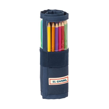 Pochette crayons El Ganso Eclipse Blue marine 7 x 20 x 7 cm 27 Pièces