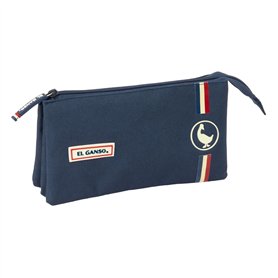 Trousse Fourre-Tout Triple El Ganso Eclipse Blue marine 22 x 12 x 3 cm