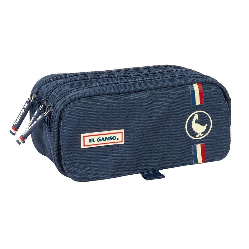 Trousse Fourre-Tout Triple El Ganso Eclipse Blue marine 21,5 x 10 x 8 cm