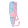 Sac à dos serré par des ficelles BlackFit8 Smile Bleu Rose 35 x 40 x 1 cm