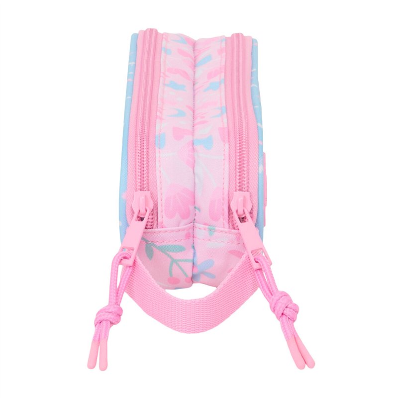 Image secondaire de Trousse Fourre-Tout Double BlackFit8 Smile Rose Bleu clair 21 x 8 x 6 cm