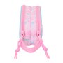 Trousse Fourre-Tout Double BlackFit8 Smile Rose Bleu clair 21 x 8 x 6 cm