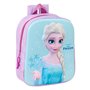 Sac à dos enfant Frozen Rose Bleu ciel 22 x 27 x 10 cm 3D
