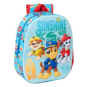 Sac à dos enfant The Paw Patrol Bleu 27 x 33 x 10 cm 3D