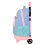 Cartable à roulettes Munich Mellow Bleu Rose Bleu ciel 33 x 45 x 22 cm