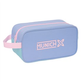 Range-Chaussures de Voyage Munich Mellow Bleu Rose Celeste 29 x 15 x 14 cm