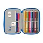 Plumier double The Paw Patrol Cool Bleu Rouge 12.5 x 19.5 x 4 cm 29 Pièces