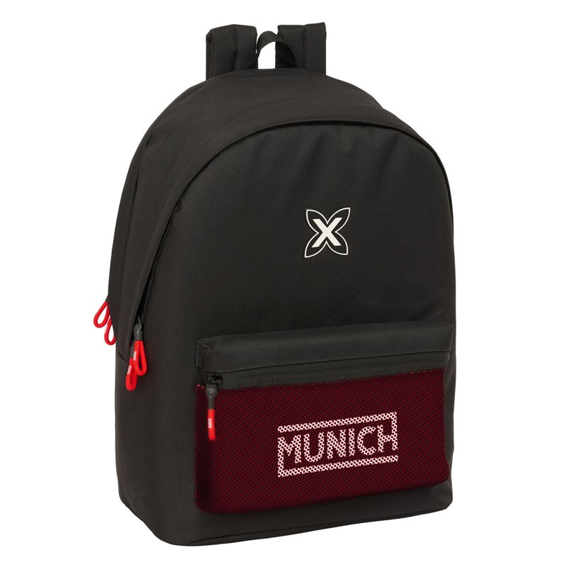 Cartable Munich +usb munich Noir 31 x 44 x 18 cm