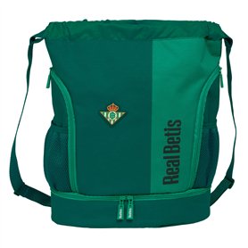 Sac à dos serré par des ficelles Real Betis Balompié Vert 35 x 40 x 1 cm