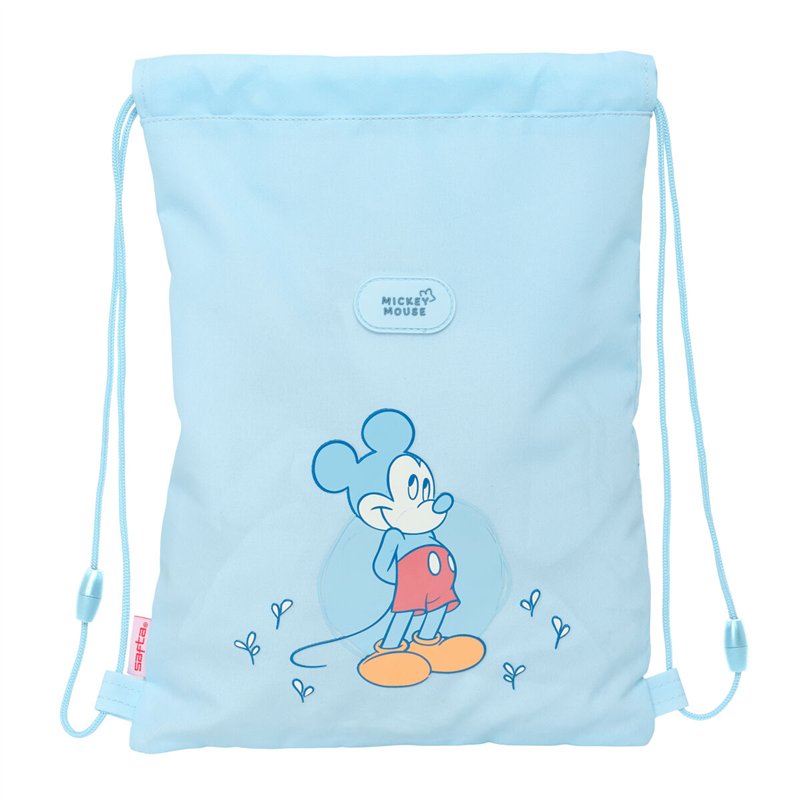 Sac à dos serré par des ficelles Mickey Mouse Clubhouse Baby Bleu 26 x 34 x 1 cm