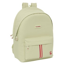 Sac à Dos pour Portable et Tablette avec Sortie USB El Ganso Basics Beige