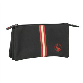 Trousse Fourre-Tout Triple El Ganso Black Noir 22 x 12 x 3 cm
