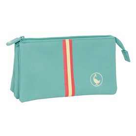 Trousse Fourre-Tout Triple El Ganso Aquarelle Bleu 22 x 12 x 3 cm