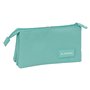 Trousse Fourre-Tout Triple El Ganso Aquarelle Bleu 22 x 12 x 3 cm
