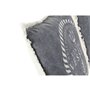 Coussin DKD Home Decor Bleu Blanc Frange méditerranéen Marin 45 x 10 x 45 cm (2 Unités)
