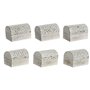 Boîte à bijoux DKD Home Decor Blanc Doré Aluminium Bois de manguier 7
