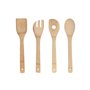 Pot pour ustensiles de cuisine DKD Home Decor Dolomite 12 x 12 x 13 cm 6 x 1 x 30 cm (2 Unités)