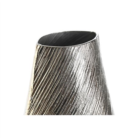 Vase DKD Home Decor Doré Argenté Aluminium Moderne 22 x 13 x 40