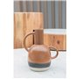 Vase DKD Home Decor Blanc Gris Terre cuite Porcelaine 19,5 x 12 x 22,6 cm (3 Unités)