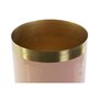 Vase DKD Home Decor Vert Doré Corail Fer Laqué 18 x 18 x 31 cm (2 Unités)