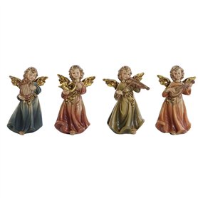 Décorations de Noël DKD Home Decor Multicouleur Ange 6 x 3